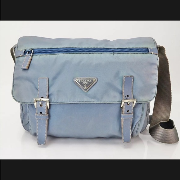 Prada Handbags - Prada Blue Unisex Bag